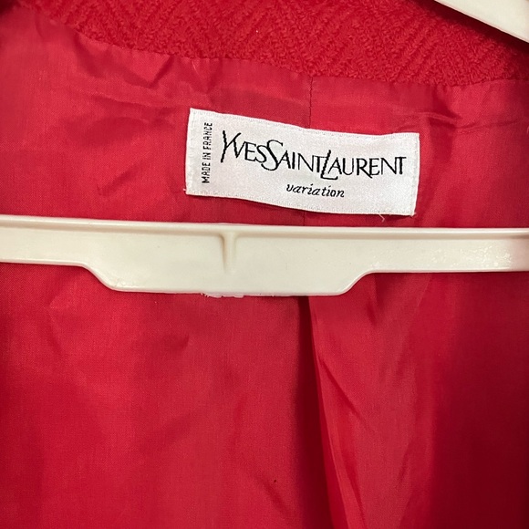 YSL red blazer. Medium fit. Wool. Great condition. - Picture 3 of 3